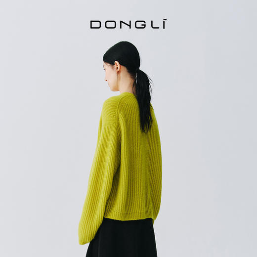 东黎 • 复苏的呼吸 物候已新 女士柔软亲肤春秋百搭圆领套衫 6021 商品图4