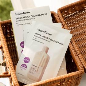 韩国ongredients温丽慈屏护舒缓面膜 积雪草奶皮舒缓面膜补水护肤舒缓保湿