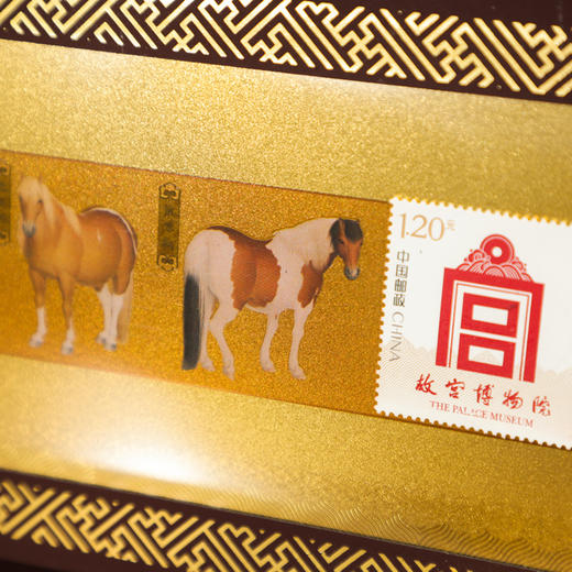 《国宝十骏图》（金箔版） 故宫馆藏原作复刻 荧光工艺 马年文化礼藏 商品图1