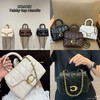 COACH tabby  handle 菱格刺绣 方胖子 商品缩略图0