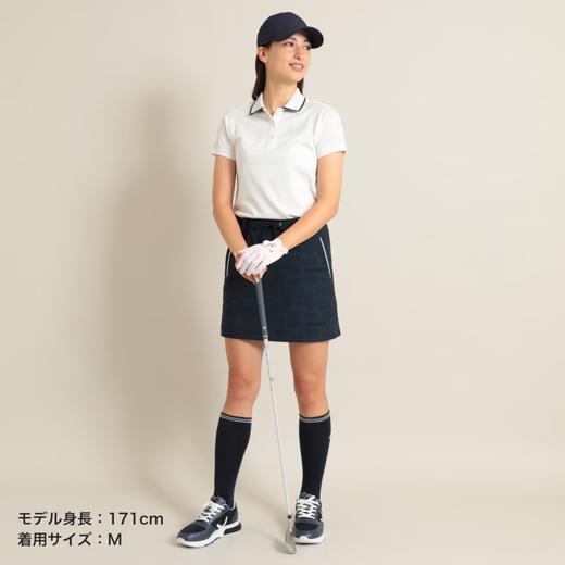 Callaway 高尔夫女士 细文字立体字母印花logo弹力舒适polo领短袖 商品图7