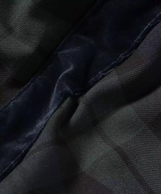 BEAMS高尔夫女士侧条纹格纹长裤 商品图6