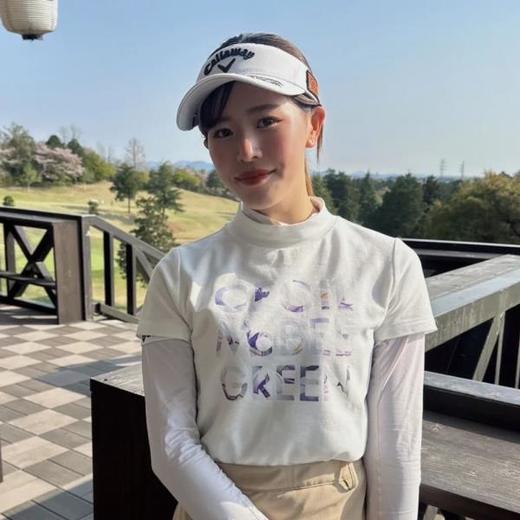 CECIL McBEE 高尔夫女士 夏季新款字母印花短袖小高领T恤 商品图0