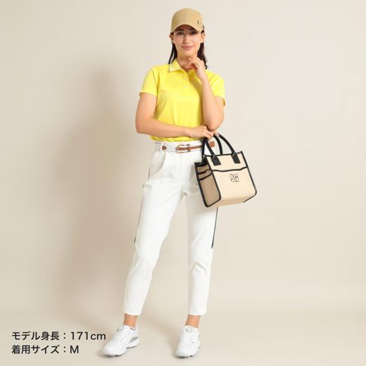 Callaway 高尔夫女士 细文字立体字母印花logo弹力舒适polo领短袖 商品图6