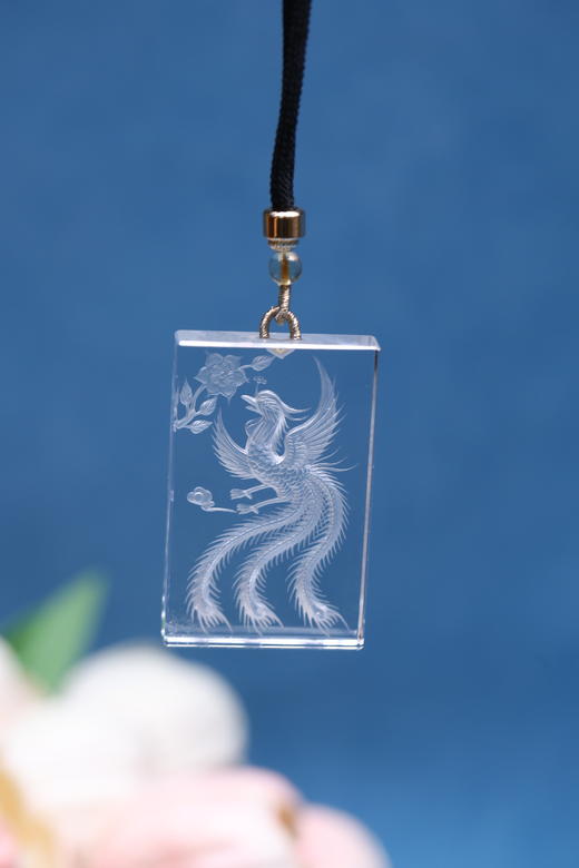 迷罗元和堂 | 白水晶凤牌吊坠 高5.3cm 宽约3.3cm【器悟雅玩】 商品图0