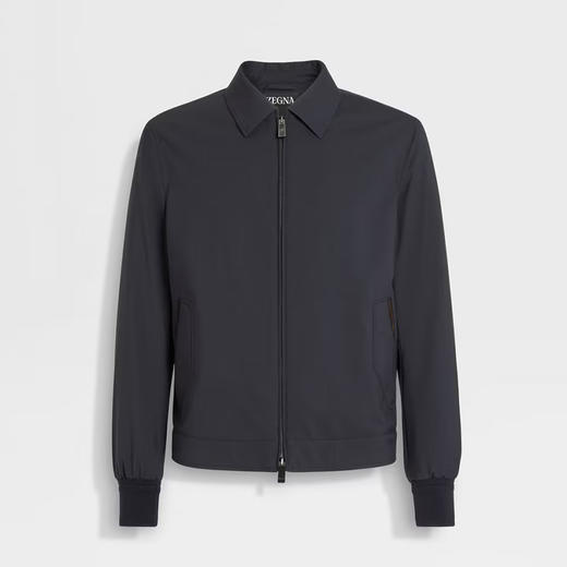 ZEGNA 杰尼亚 男士 Trofeo™ Elements 羊毛填充拉链棉服 深蓝色 E7T20 7140K 531 商品图0
