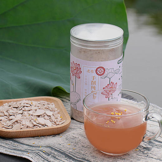 逢食 非遗手工刀削纯藕粉 正宗“西湖藕粉”，新鲜莲藕 ，低卡健康 商品图3