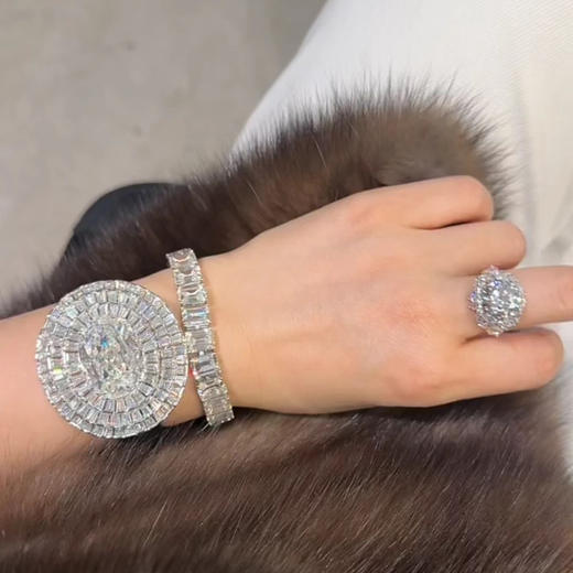 GAONAS 贵气臻奢5ct白色圆戒指11813JW 商品图4