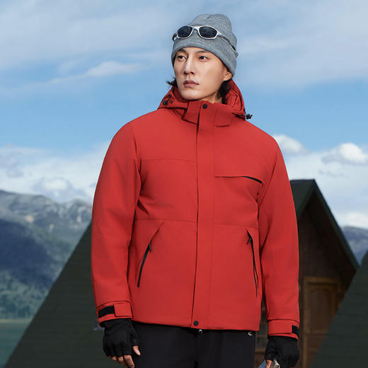 专柜同款·羊毛棉外套 石墨烯蓄热·三防耐磨·立体剪裁 男女同款7色可选【黑色2XL预售30天】 商品图5