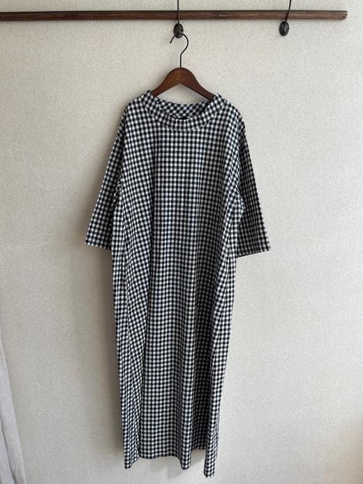 Atelier d'antan 圆领格纹连衣裙 商品图14
