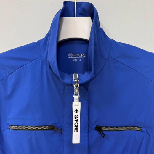 G/FORE 高尔夫女款 春夏款 弹力修身翻领拉链工装短袖连体裤 运动休闲 商品图3