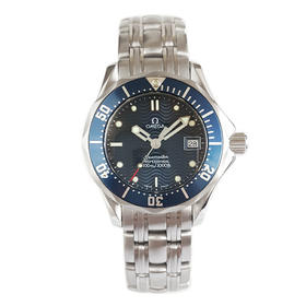 【95新】OMEGA 欧米茄2583.80.00石英机芯日期显示28MM（女款）海马系列精钢160126NJS27