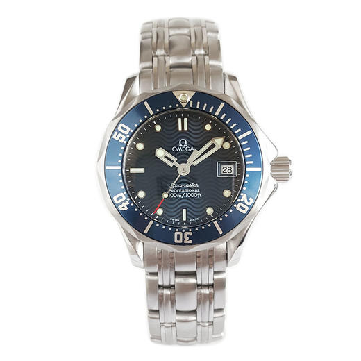 【95新】OMEGA 欧米茄2583.80.00石英机芯日期显示28MM（女款）海马系列精钢160126NJS27 商品图0