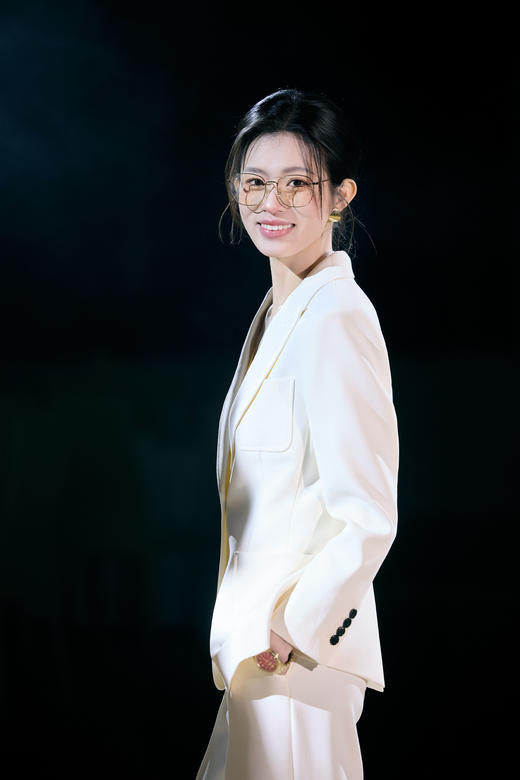 法小曼*子珍米白色西装套装女气质英伦风职业装正装商务通勤高端工作服CP2727 商品图1