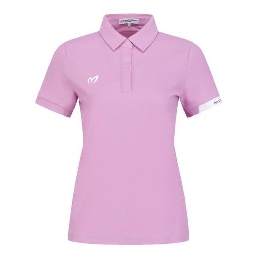 Master Bunny 高尔夫 女士 弹力透气翻领短袖polo领T恤 商品图3