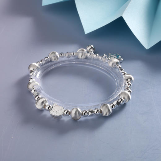 【宏艺珠宝】银间喵影·足银手串 商品图1