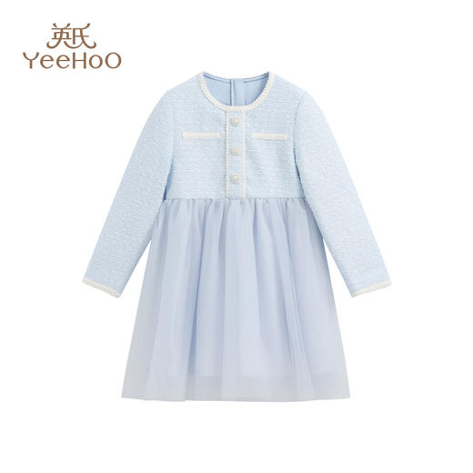 【英氏】【110-170】女童春秋小香风连衣裙 商品图8