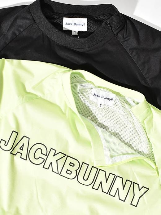 Jack Bunny高尔夫女士 罗纹袖口 字母圆领网状内衬 套头长袖 防水防风 商品图10