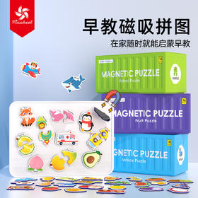 Pinwheel早教磁吸拼图套装（3岁以上）（白板和支架不包含在产品中）