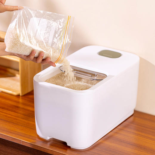 6943819180362 乐扣乐扣Lock&Lock 家用防虫防潮密封大米收纳盒装米箱米缸面粉储存食品级【10kg】 商品图1