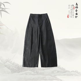³【南宋高腰紧腰直筒裤】宽松显瘦 百搭时尚 100桑蚕丝 516326XN03-SD-NSSF