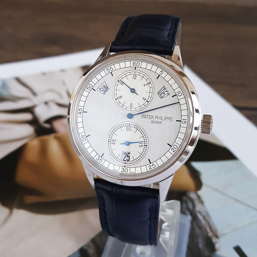 【95新】PATEK PHILIPPE 百达翡丽5235G-001自动机械机芯（PP印记）日期、星期、月份显示；年历 40.5MM（男款）复杂功能时计系列 18K白金100126NJ05 商品图4