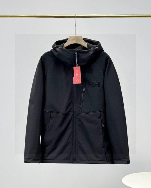 海莉汉森26年男春季秋新款户外防水保暖抓绒软壳衣梭织外套夹克！加绒加厚 商品图2