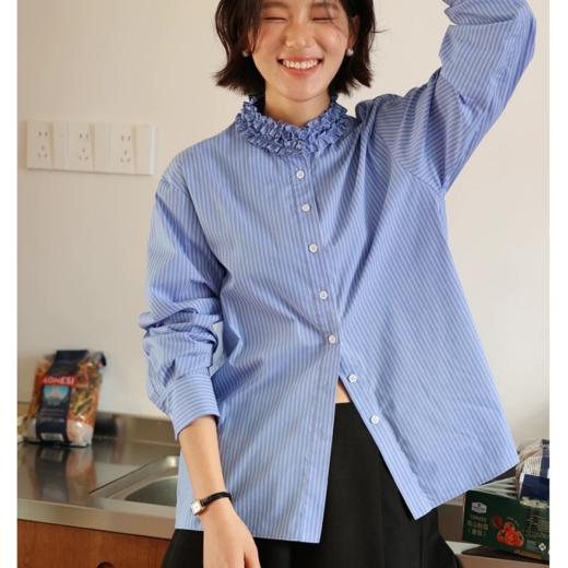 2件立减20元！】2026春季松弛感新款衬衫 AVANN 棉&缎面&雪纺长袖衬衫衬衣 商品图10