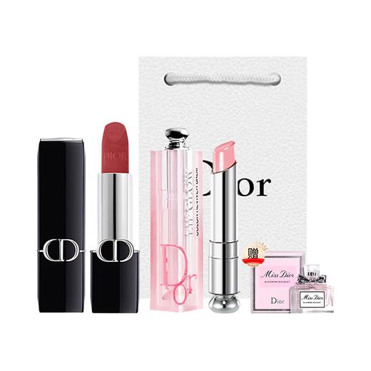 春节不打烊【送礼袋 加送迪奥甜心香水5ml】Dior迪奥烈艳蓝金口红3.5g+Dior迪奥变色唇膏3.2g  一般贸易 商品图10