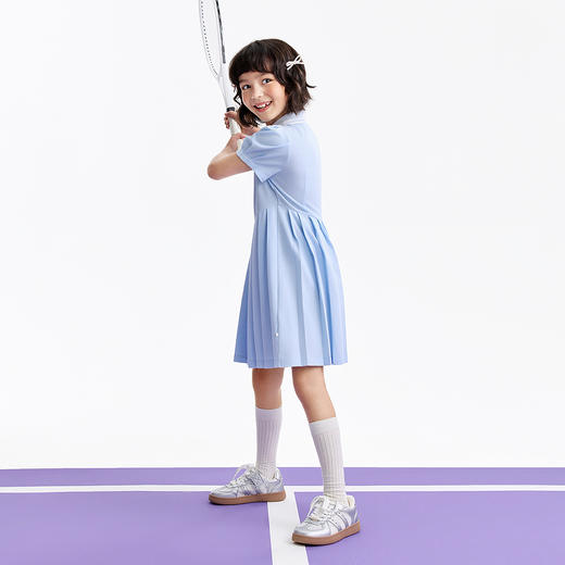 女童翻领短袖连衣裙夏季新款安奈儿童装EG623528 商品图3