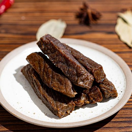 （原味）生态草饲牛肉干/牛肉罐头丨锡盟草原自然放养黄牛肉制作，吃新鲜有机草料，有机配料无化学添加剂，250克⭐️顺丰、京东快递 商品图1