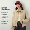 【严选】诗凡黎撞色立领天丝棉夹克外套2026春新款松紧下摆翻领工装风衣女7H2210171 商品缩略图2