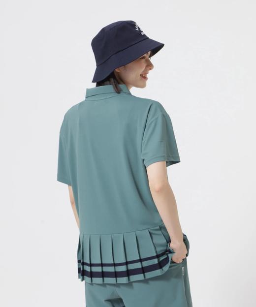 Jack Bunny 高尔夫女士 背面百褶设计速干透气polo领短袖衬衫 商品图9