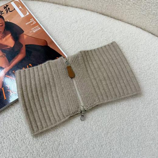 100%Baby小山羊绒~百搭立领拉链假领子护颈脖套女BABY260552 商品图3