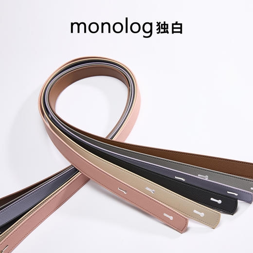 独白X卡拉羊 单肩包肩带超纤皮革随性搭配长肩带D0652 商品图2