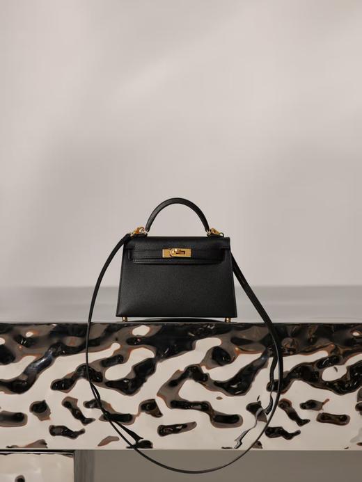 爱马仕 KELLY19  黑金 全手工定制 不退不换（MM） 商品图4