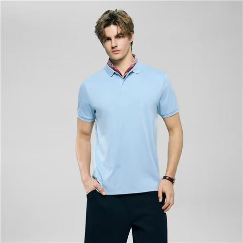 佐丹奴男装26年新款纯棉净色POLO衫01016290 商品图0