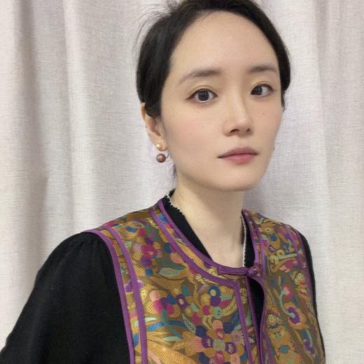 【咕咕同款】NANSONGSILK/NS新中式新款国风圆领提花盘扣新中式坎肩马甲M1D536106Y南宋 商品图5