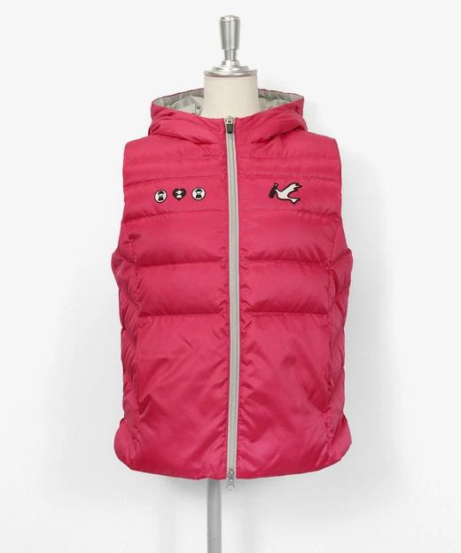 PICONE CLUB 高尔夫 女士 绣标防水羽绒双拉链连帽背心马甲 商品图1