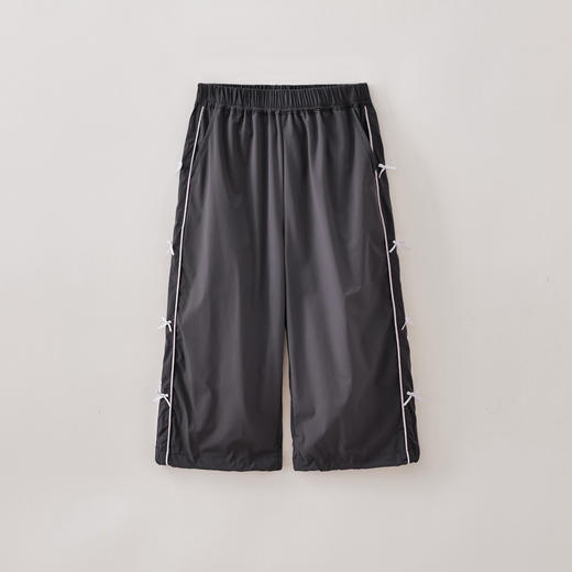 马克珍妮甜酷蝴蝶结女童轻弹速干裤2026年春装新款560270 商品图3