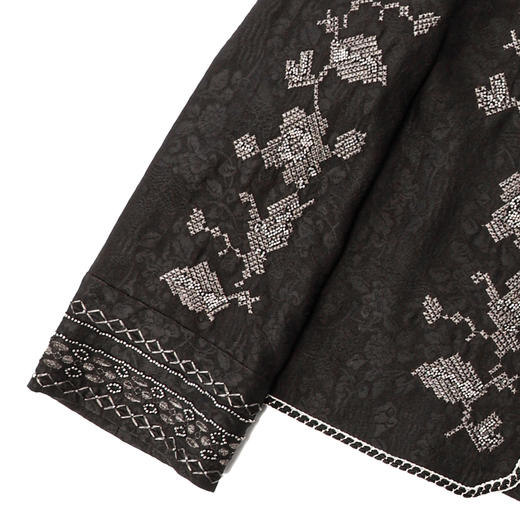 ³【南宋男姐同款圆领复古外套】100桑蚕丝 529319 XN03-SD-NSSF 商品图5