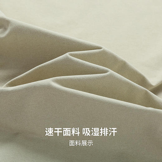 【速干&7A级抗菌&抗起球】圣得西2026年春季圆领纯色短袖男t恤 商品图9