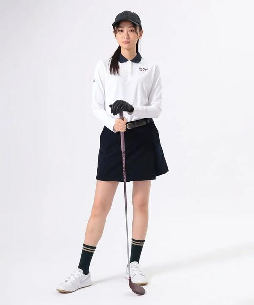 Beams 女士高尔夫 灯芯绒短款运动高腰裙裤 开叉一体 商品图2