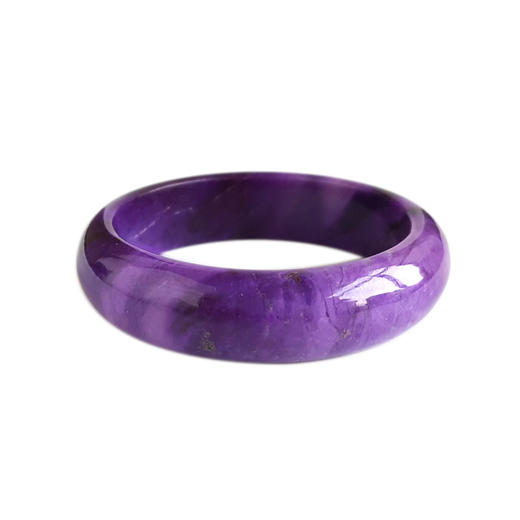 【天然正品】天然收藏级帝王紫色56号舒俱来手镯260126JJ39 商品图0