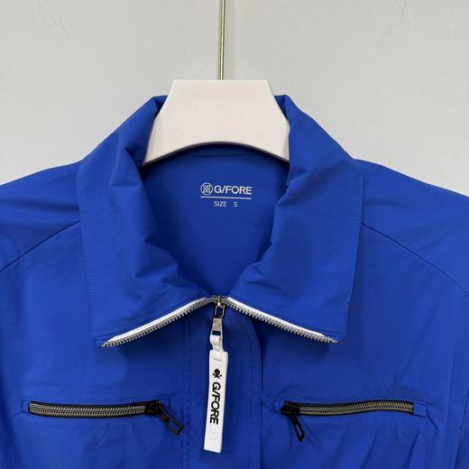 G/FORE 高尔夫女款 春夏款 弹力修身翻领拉链工装短袖连体裤 运动休闲 商品图4