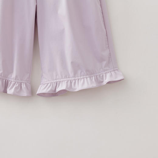 马克珍妮元气花边女童七分速干裤2026年春装新款560272 商品图3