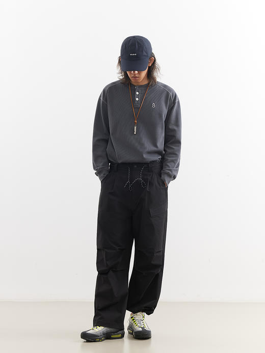 吃茶去chichaqu26春夏3M吸湿速干防撕裂宽松户外伞兵长裤山系 商品图3