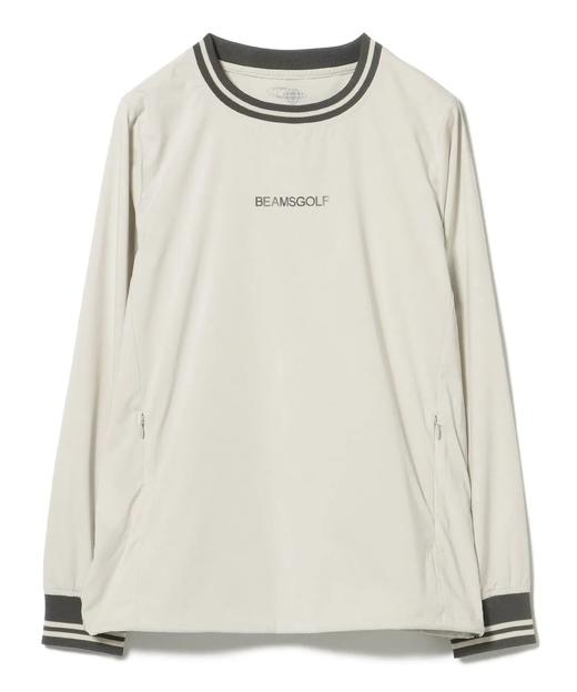 Beams GOLF 女款 弹力撞色罗纹圆领套头衫长袖 防水/防紫外线 商品图9
