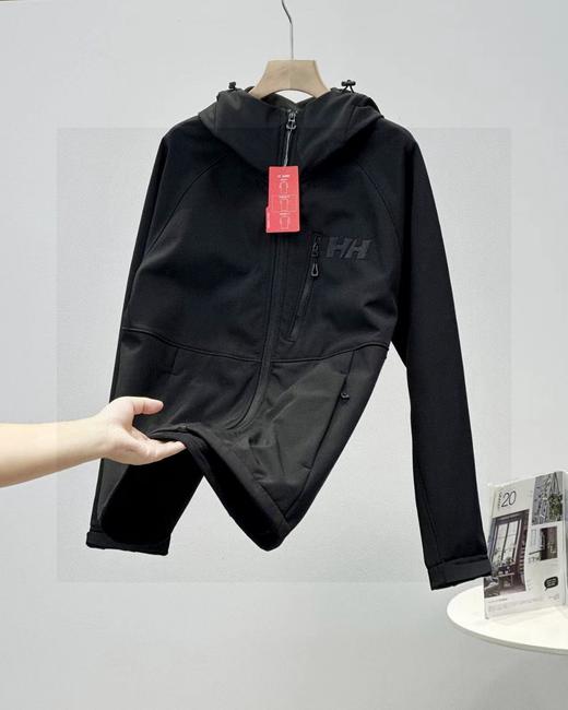 海莉汉森26年男春季秋新款户外防水保暖抓绒软壳衣梭织外套夹克！加绒加厚 商品图4