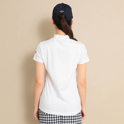 Callaway卡拉威高尔夫女装夏季 徽章印花半高领T恤短袖  时尚运动 商品图10